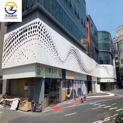 U- Shaped Aluminum Cube Custom Sizes Wooden Acp Panel PE Coating