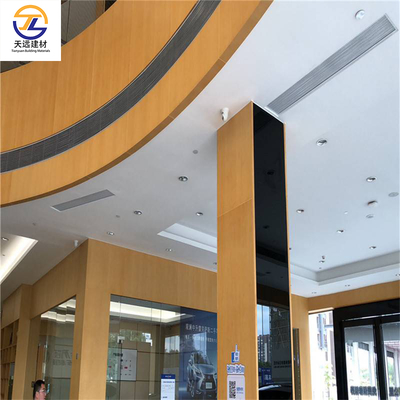 Custom Made Aluminum Alloy Tiles Moisture Resistance Personalized Alum Strip Ceiling