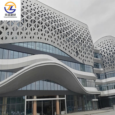 Slat Aluminum Screen Heat Insulation Strip False Ceiling For Office Building