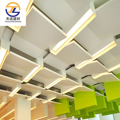 Indoor Outdoor Linear Metal Ceiling System Heat Insulation Metal Panels For Ceiling
