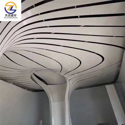 White/ RAL Colors of Choice Aluminum Curtain Wall with High Weather Resistance and Thickness 0.6-1.2mm