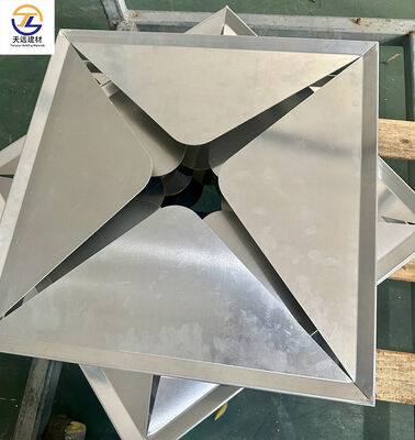 2.5mm Fluorocarbon-Coated Bronze Textured Concave-Convex Aluminum Single Panel