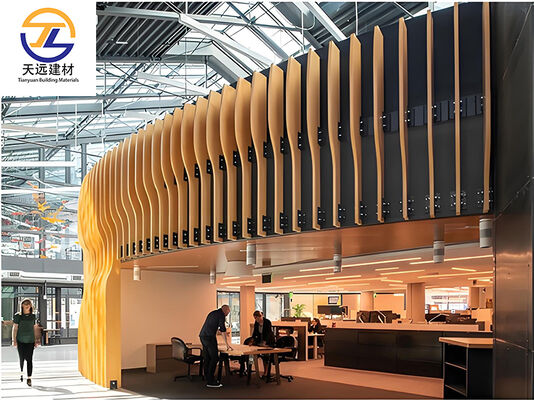 Weather Resistant Aluminum Curtain Wall System Engineered to Withstand Extreme Temperatures and Harsh Weather Conditions