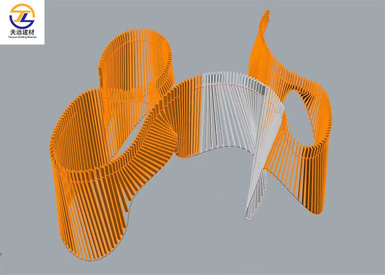 Tree-Shaped/Shaped Aluminum Batten Ceilings, Curved Aluminum Square Tubes, Aluminum Grilles & Decorative Aluminum Ceilings – Customizable for Indoor & Outdoor Use!