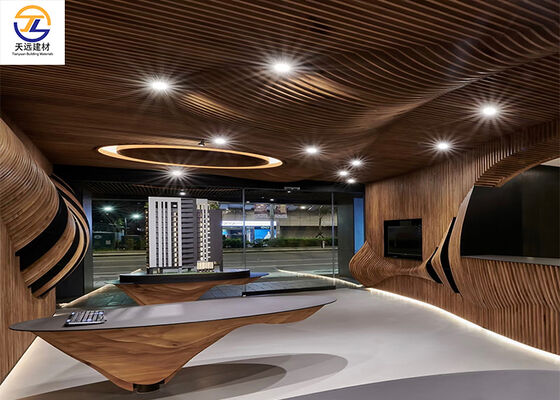 Eco-Friendly Aluminum Curved Wall Panels for Modern Commercial & Residential Interior Decoration