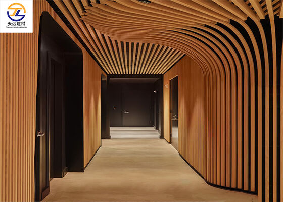 Extruded Aluminum Square Tube Ceiling | Stylish Wave Design for Premium Lounge & Office