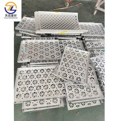 Aluminum Tile Wall Panels Concrete Column Seamless Cover 1.5-4mm Thickness