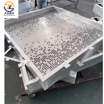 Modern Aluminium Roof Tiles Antistatic C Shape Aluminum Channel For Office Building