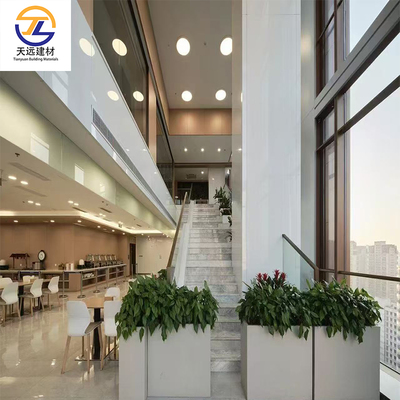 Modern Aluminium Roof Tiles Antistatic C Shape Aluminum Channel For Office Building