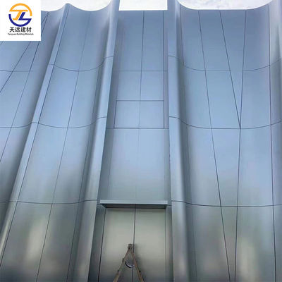 0.4 0.9mm Panel Thickness Exterior Aluminium Cladding with ASTM B209 Certification