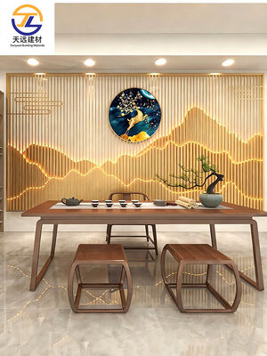 2.0mm Durability, Sculpted Elegance – Shaped Aluminum Square Tube Feature Walls That Elevate Spaces!