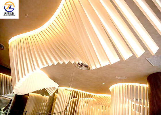 Tree-Shaped/Shaped Aluminum Batten Ceilings, Curved Aluminum Square Tubes, Aluminum Grilles & Decorative Aluminum Ceilings – Customizable for Indoor & Outdoor Use!