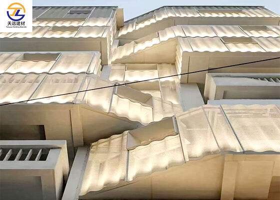 Perforated/Curved/Wood-Grain/PVDF-Coated Irregular Aluminum Panels – Full-Aluminum Wall & Curtain Wall Panels for Storefront & Exterior Decoration