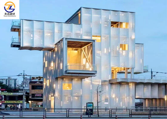 Perforated/Curved/Wood-Grain/PVDF-Coated Irregular Aluminum Panels – Full-Aluminum Wall & Curtain Wall Panels for Storefront & Exterior Decoration