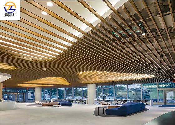 Aluminum Baffle Ceiling | Modern Linear Ceiling Solution