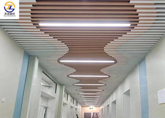 Kindergarten Ceiling Design U-Shaped Aluminum Baffle | Cost-Effective Interior Solution