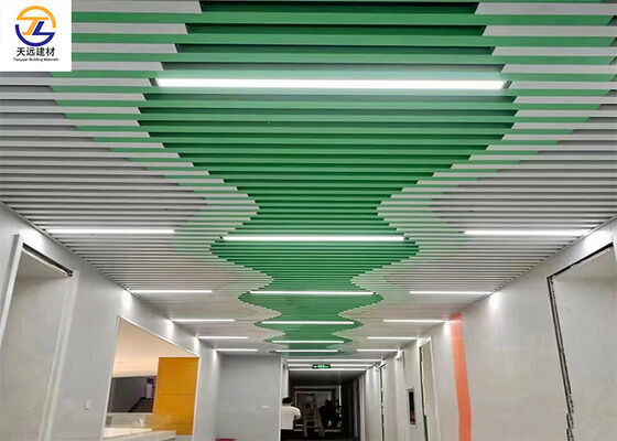 Kindergarten Ceiling Design U-Shaped Aluminum Baffle | Cost-Effective Interior Solution