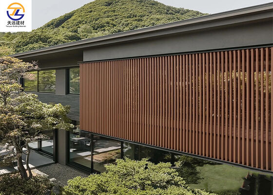 Wall Thickness 1.0mm To 5.0mm Wood Grain Aluminum Tube Moistureproof Durable Lightweight Ideal Construction Applications