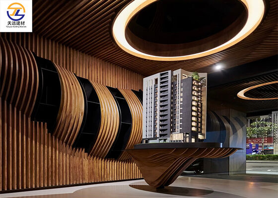 Eco-Friendly Aluminum Curved Wall Panels for Modern Commercial & Residential Interior Decoration